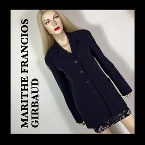 Marithe Francois Girbaud Dark Blue Jacket